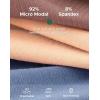 imageINNERSY Womens Soft ampamp Thin No Show Modal Underwear Quick Dry Panties for Summer 5PackAfterglow