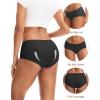 imageINNERSY Womens Soft ampamp Thin No Show Modal Underwear Quick Dry Panties for Summer 5PackBlack