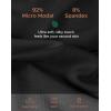 imageINNERSY Womens Soft ampamp Thin No Show Modal Underwear Quick Dry Panties for Summer 5PackBlack