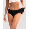 imageINNERSY Womens Underwear Cotton Hipster Panties Regular ampamp Plus Size 6PackBlack
