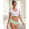 imageINNERSY Womens Underwear Cotton Hipster Panties Regular ampamp Plus Size 6PackBright Basics