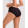 imageINNERSY Womens Underwear Cotton Hipster Panties Regular ampamp Plus Size 6PackDark Rose