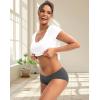 imageINNERSY Womens Underwear Cotton Hipster Panties Regular ampamp Plus Size 6PackDark Vintage