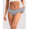 imageINNERSY Womens Underwear Cotton Hipster Panties Regular ampamp Plus Size 6PackFrench Grey