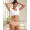 imageINNERSY Womens Underwear Cotton Hipster Panties Regular ampamp Plus Size 6PackLeopard Print