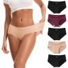 imageINNERSY Womens Soft ampamp Thin No Show Modal Underwear Quick Dry Panties for Summer 5PackAfterglow