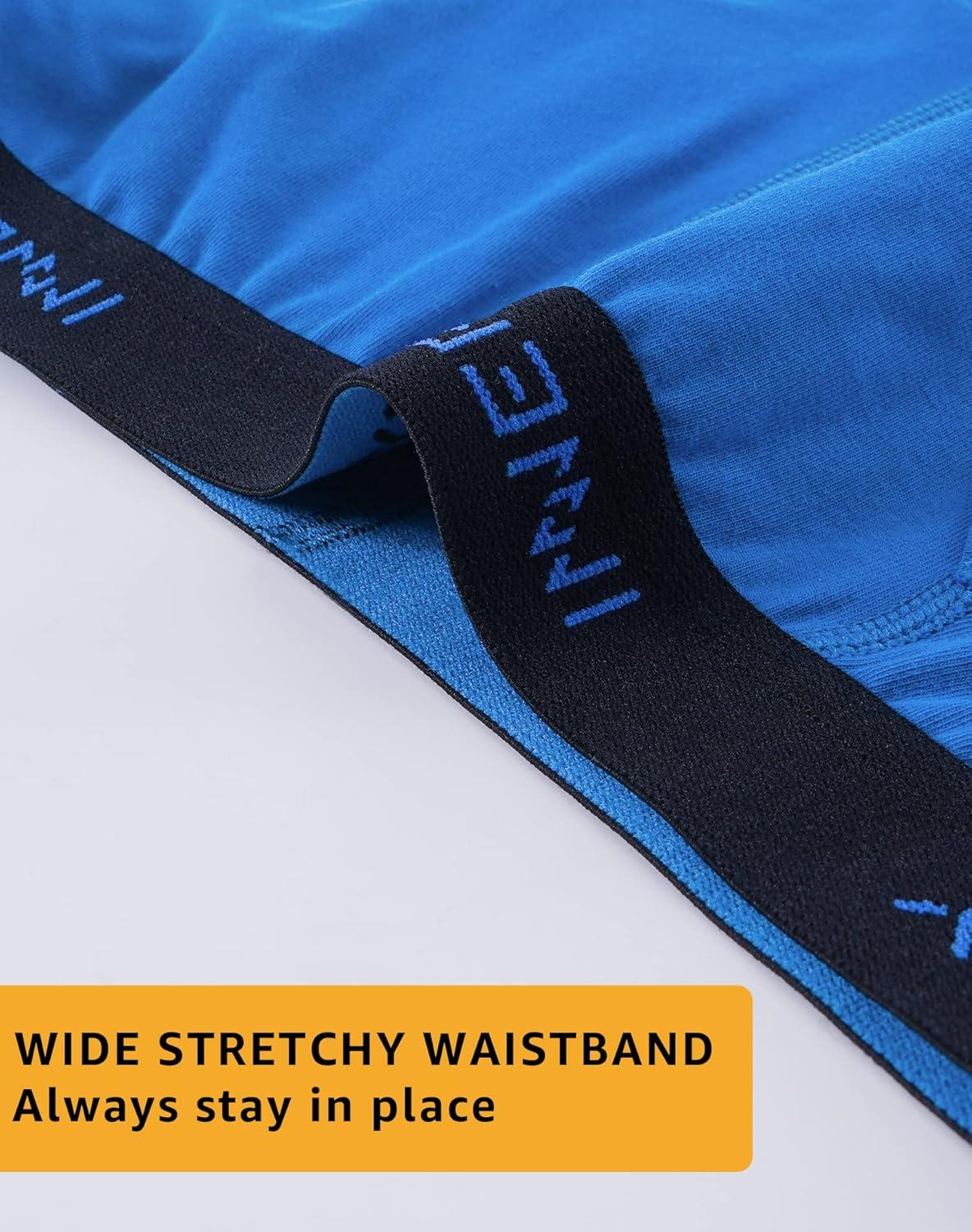 imageINNERSY Boys Underwear Stretchy Cotton Soft Boxer Briefs for 618 Teen Boys 5 PackBright Colors