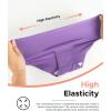 imageINNERSY Girls Cotton Underwear Teen Comfortable Panties Size 816 Briefs 6 PackLilac Twilight