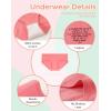 imageINNERSY Girls Cotton Underwear Teen Comfortable Panties Size 816 Briefs 6 PackMeadow Pastels