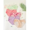 imageINNERSY Girls Cotton Underwear Teen Comfortable Panties Size 816 Briefs 6 PackMeadow Pastels