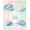 imageINNERSY Girls Sports Bra Cotton Comfortable Wireless Training Bra for Teen Girls 3 PackSpring Harmony