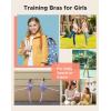 imageINNERSY Girls Sports Bra Cotton Comfortable Wireless Training Bra for Teen Girls 3 PackSpring Harmony