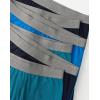 imageINNERSY Mens Cotton Underwear 7Pack Colorful Boxer Briefs with Fly for a WeekBlue Sea