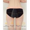 imageINNERSY Period Underwear for Teens Girls Cotton LeakProof Menstrual Panties 3PackColored Black