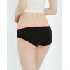imageINNERSY Period Underwear for Teens Girls Cotton LeakProof Menstrual Panties 3PackColored Black