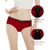 imageINNERSY Period Underwear for Teens Girls Cotton LeakProof Menstrual Panties 3PackMoonlight Star