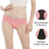imageINNERSY Period Underwear for Teens Girls Cotton LeakProof Menstrual Panties 3PackStripespolka Dots