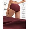 imageINNERSY Womens Cotton Underwear High Waist Ladies Briefs Full Coverage Panties 4PackDark Vintage