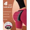 imageINNERSY Womens Period Underwear Heavy Flow Leakproof Boyshorts Menstrual PantiesDark Purple