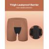 imageINNERSY Womens Period Underwear Heavy Flow Leakproof Boyshorts Menstrual PantiesTaupe