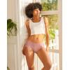 imageINNERSY Womens Seamless No Show Hipster Panties Invisible Light Underwear 3PackBlackBrick RedNude