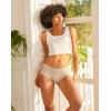 imageINNERSY Womens Seamless No Show Hipster Panties Invisible Light Underwear 3PackNude Dip