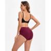 imageINNERSY Womens Underwear Cotton Soft Underwear High Waisted Breathable Briefs 5 PackBasics