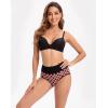 imageINNERSY Womens Underwear Cotton Soft Underwear High Waisted Breathable Briefs 5 PackChessboard