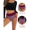 imageINNERSY Womens Underwear Cotton Soft Underwear High Waisted Breathable Briefs 5 PackChristmas