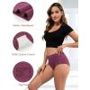 imageINNERSY Womens Underwear Cotton Soft Underwear High Waisted Breathable Briefs 5 PackDusky Glow