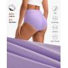 imageINNERSY Womens Underwear Cotton Soft Underwear High Waisted Breathable Briefs 5 PackStyle 1