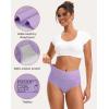 imageINNERSY Womens Underwear Cotton Soft Underwear High Waisted Breathable Briefs 5 PackStyle 1