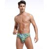 imageINNERSY Mens Underwear Briefs Bikini Cut Covered Waistband Underpants 4PackCamouflage Fores