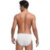 imageINNERSY Mens Underwear Briefs Bikini Cut Covered Waistband Underpants 4PackWhite