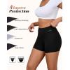 imageINNERSY Period Boxer for Women High Waisted Leak Proof Postpartm Menstrual Mesh BoyShorts Panties Underwear 3PackBlack