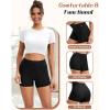 imageINNERSY Period Boxer for Women High Waisted Leak Proof Postpartm Menstrual Mesh BoyShorts Panties Underwear 3PackBlack