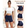 imageINNERSY Period Boxer for Women High Waisted Leak Proof Postpartm Menstrual Mesh BoyShorts Panties Underwear 3PackClassic Darks