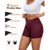 imageINNERSY Period Boxer for Women High Waisted Leak Proof Postpartm Menstrual Mesh BoyShorts Panties Underwear 3PackDark Vintage