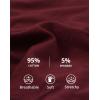 imageINNERSY Period Underwear for Women Cotton Lace Leakproof Menstrual Hipster Panties Bikini Briefs 3PackBlack  Red