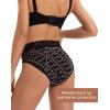 imageINNERSY Period Underwear for Women Cotton Lace Leakproof Menstrual Hipster Panties Bikini Briefs 3PackBlossom Star