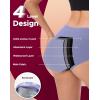 imageINNERSY Period Underwear for Women High Waisted LeakProof Postpartum Menstrual Panties 3PackBlue Night