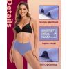 imageINNERSY Period Underwear for Women High Waisted LeakProof Postpartum Menstrual Panties 3PackBlue Night