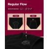 imageINNERSY Period Underwear for Women High Waisted LeakProof Postpartum Menstrual Panties 3PackClassic Black