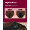 imageINNERSY Period Underwear for Women High Waisted LeakProof Postpartum Menstrual Panties 3PackCoffee Gradient