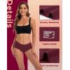 imageINNERSY Period Underwear for Women High Waisted LeakProof Postpartum Menstrual Panties 3PackDark Vintage