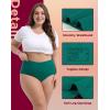 imageINNERSY Period Underwear for Women High Waisted LeakProof Postpartum Menstrual Panties 3PackForest Night