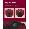 imageINNERSY Period Underwear for Women High Waisted LeakProof Postpartum Menstrual Panties 3PackRose Print
