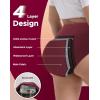 imageINNERSY Period Underwear for Women High Waisted LeakProof Postpartum Menstrual Panties 3PackRose Print