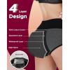 imageINNERSY Period Underwear for Women High Waisted LeakProof Postpartum Menstrual Panties 3PackSummer Equinox