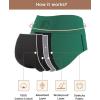 imageINNERSY Period Underwear for Women Leakproof High Waisted Menstrual Cotton Panties 3 PackBerry Evergreen